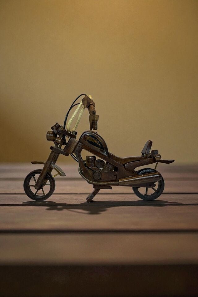 Hediyelik Motosiklet Ahşap