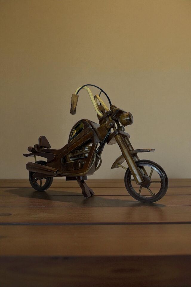 Hediyelik Motosiklet Ahşap