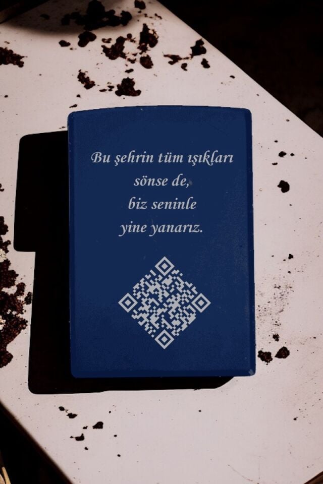 Qr Kodlu Sevgiliye Özel Çakmak