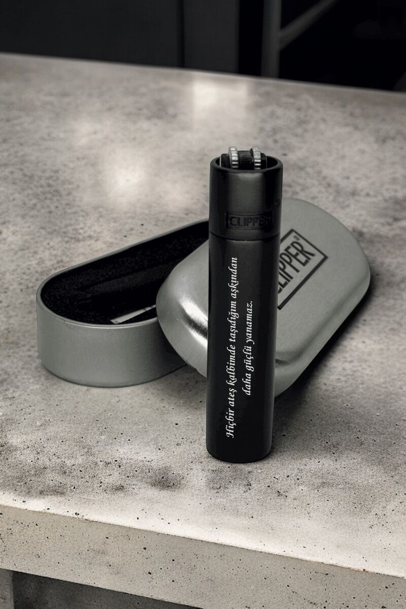 Siyah Clipper Çakmak