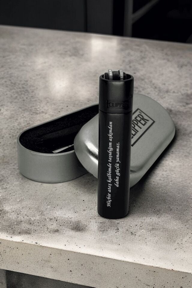 Siyah Clipper Çakmak