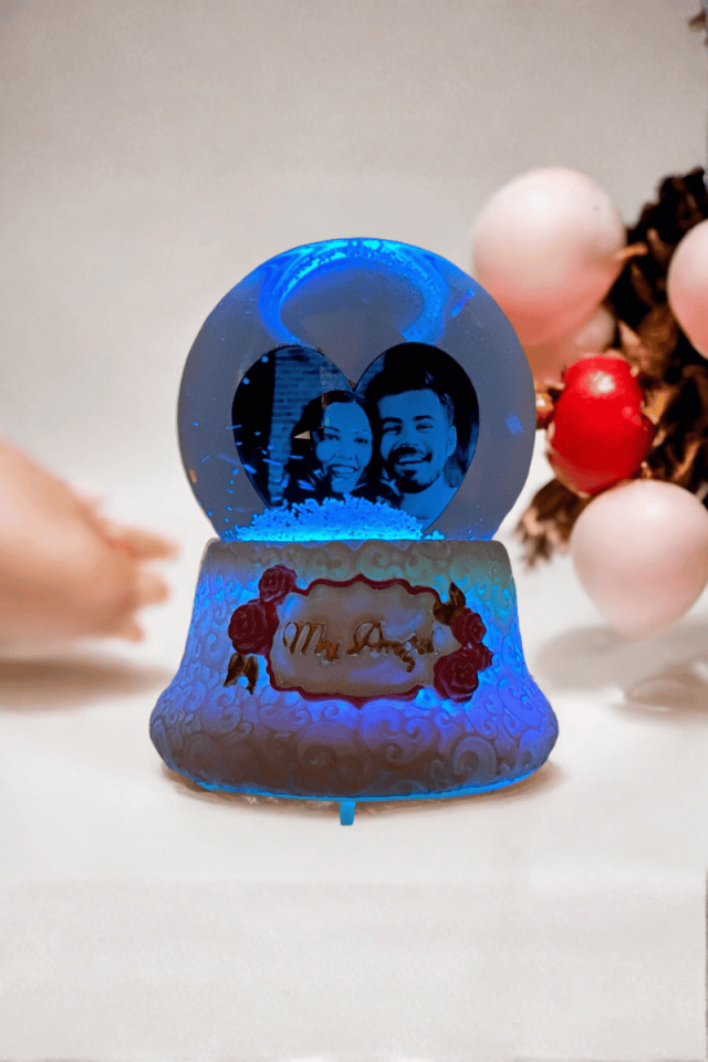 Orta Boy Kar Küresi Kişiye Özel