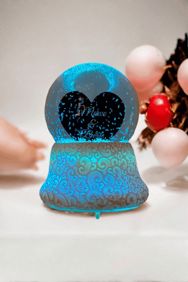 Orta Boy Kar Küresi Kişiye Özel