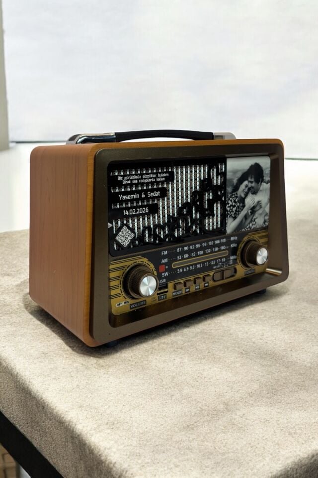 Kişiye Özel Radyo Büyük Boy