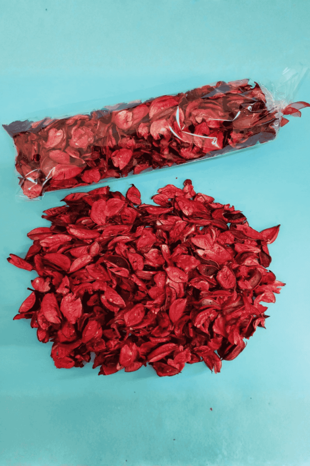 Kuru Gül Yaprakları Kırmızı & Çok renkli