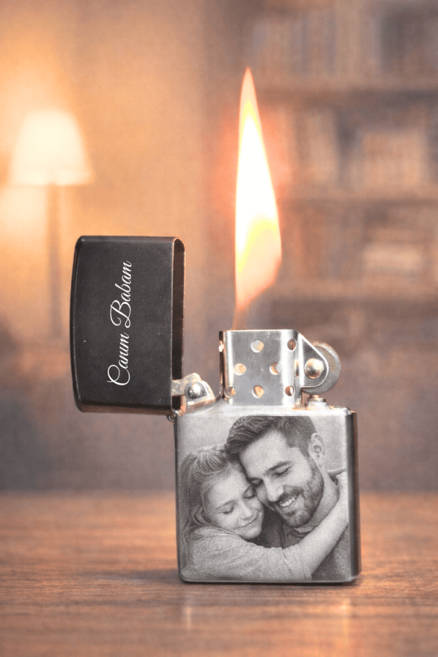 Resimli Benzinli Çakmak