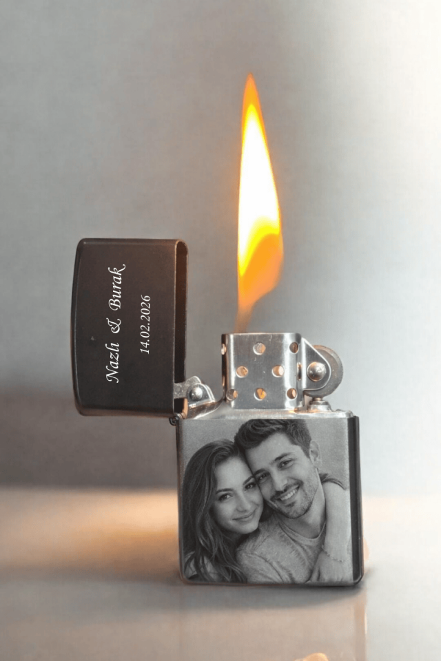 Resimli Benzinli Çakmak