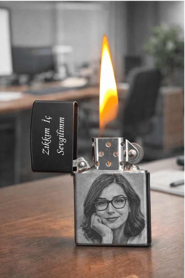 Resimli Benzinli Çakmak