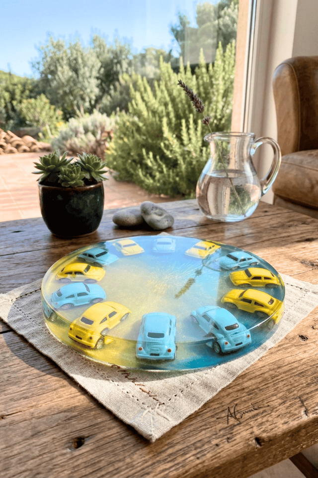 Minik Rotalar Woswos detaylı epoksi sehpa